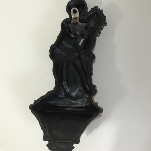 VTG Dart Syroco Cherub Wall Plaque Antiqued Copper Finish - Picture 3 of 8